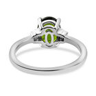 Natürlicher Chromdiopsid und Zirkon-Ring- 1,40 ct. image number 5