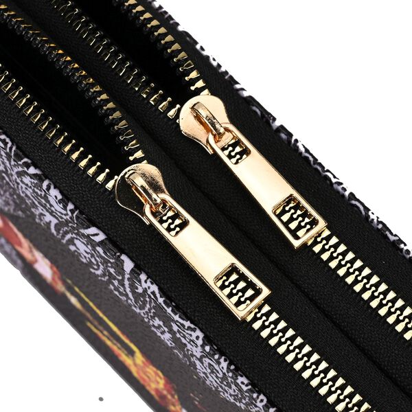 Frieda Kahlo Brieftasche mit doppeltem Rei&szlig;verschluss und RFID-Schutz image number 6