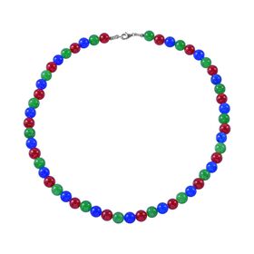 Multi Onyx Halskette, 45 cm - 200 ct.