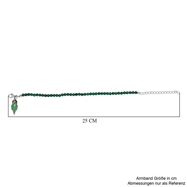 Malachit Armband mit Anh&auml;ngern, 19 cm - 26 ct. image number 5
