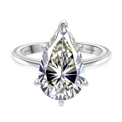 LUXURIANT DIAMANT - Lab Grown Diamant VS-GH IGI Zertifiziert Ring 950 Platin (Gr&ouml;&szlig;e 20.00) ca. 5.00 ct