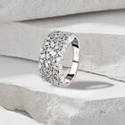 Weißer Diamant Ring 925 Silber platiniert (Größe 17.00) ca. 1.00 ct image number 1