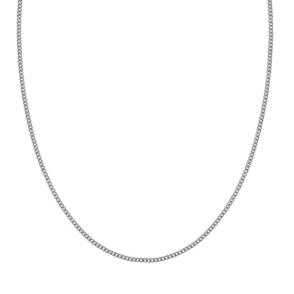 2er-Set Kordelkette und Armband, platiniertes Silber image number 5