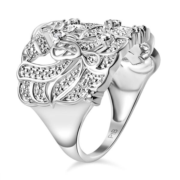 Cocktail Ring mit Diamantakzenten image number 5