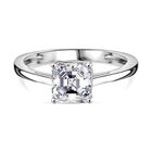 LUXURIANT DIAMOND - Lab Grown Diamant Asscher-Schliff VS-EF SGL zertifiziert Ring 950 Platin (Größe 18.00) ca. 2.00 ct
