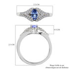 Tansanit und Zirkon Ring - 0,78 ct. image number 6