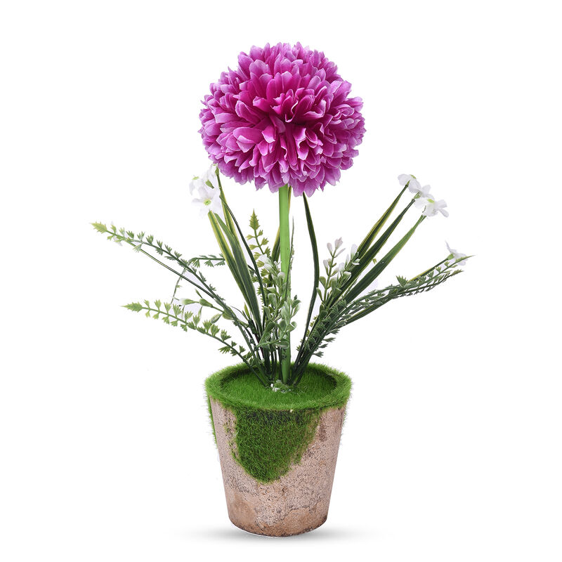 Blumentopf mit künstlicher Hortensie image number 0