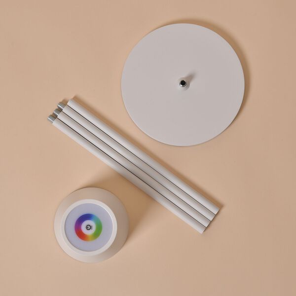 Kabellose Stehlampe mit Touch-Steuerung, Weiß, 18x118 cm image number 6