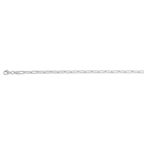Italienisches Büroklammer Armband, ca. 20 cm, 925 Silber image number 0