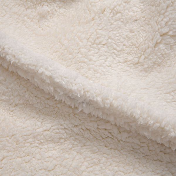 Kuschelige 3-in-1 Sherpa M&uuml;tze, Schal und Handw&auml;rmer, Wei&szlig; image number 3