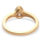 Tansanit Solitär Ring 925 Silber vergoldet  ca. 0,43 ct image number 5