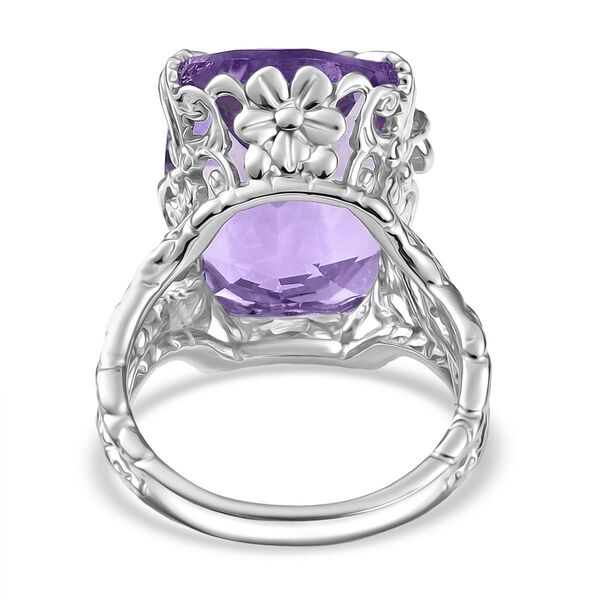 Rosa Amethyst Ring 925 Silber rhodiniert (Größe 17.00) ca. 14,83 ct image number 6