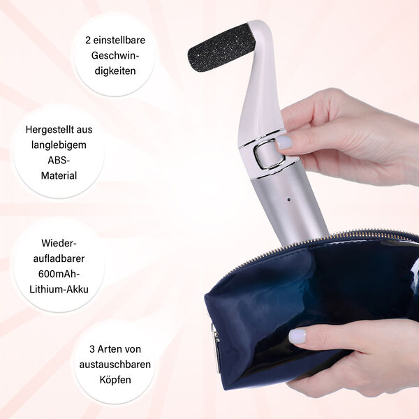 Elektrische Hornhautfeile, wei&szlig; image number 3