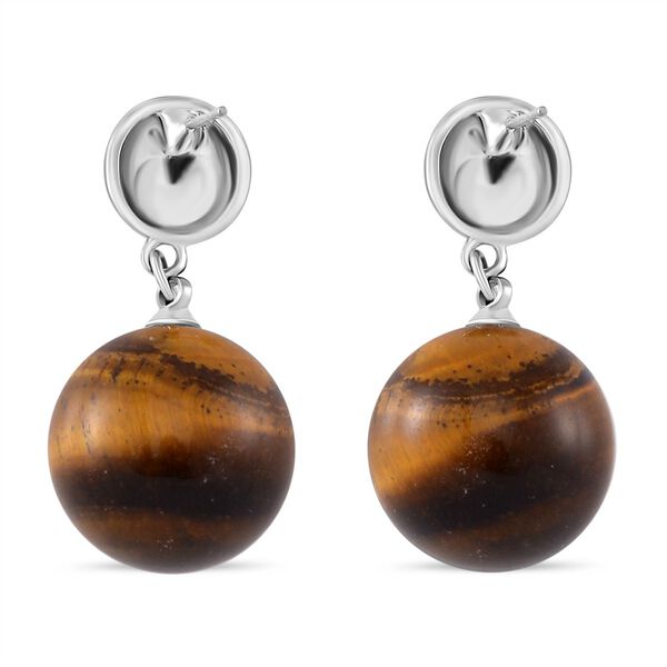 Gelbes Tigerauge Ohrringe - 56 ct. image number 5