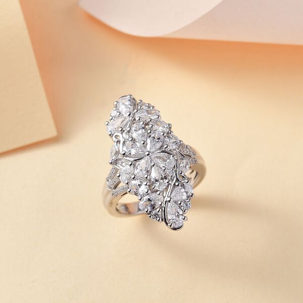 J Francis gefertigt mit SWAROVSKI- Swarovski Zirkonia Ring image number 2