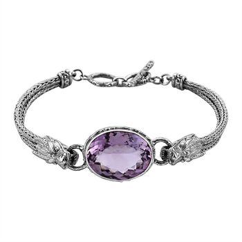 Royal Bali Collection- Rose De France Amethyst 19 cm Armband- 26.22 Karat