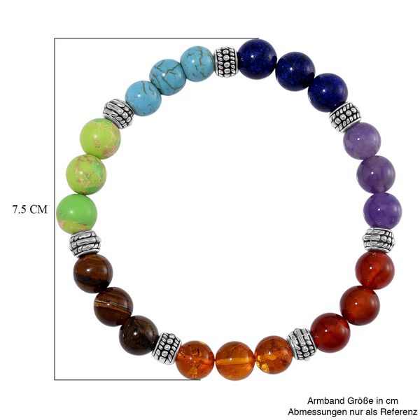 Flexibles Multi-Edelstein-Armband - 75 ct. image number 5