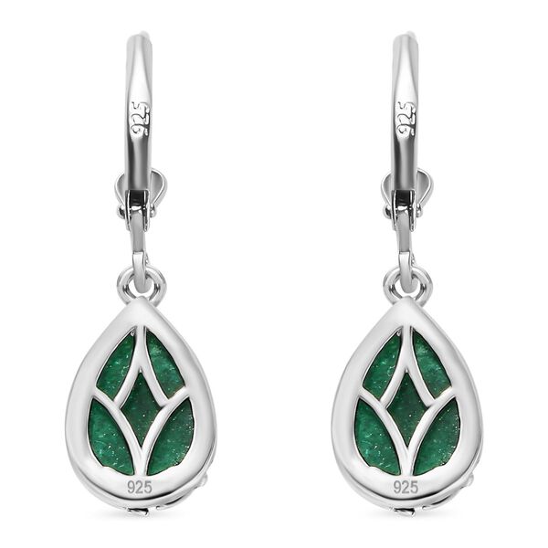 Grüne Aventurin Ohrringe - 5,89 ct. image number 5