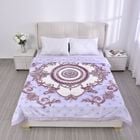 Wolkenweiche Decke mit floralem Muster, 200x230cm, Lavendel image number 1