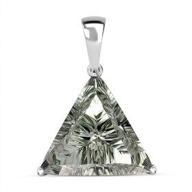 Prasiolith Anhänger - 24,92 ct.