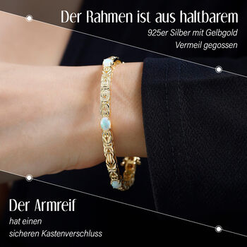 AA nat&uuml;rlicher, &auml;thiopischer Welo Opal Armreif, 19 cm - 3,18 ct.