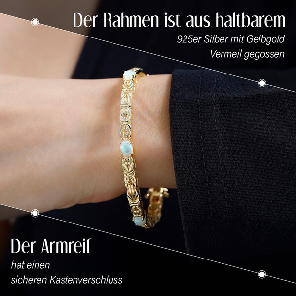 AA nat&uuml;rlicher, &auml;thiopischer Welo Opal Armreif, 19 cm - 3,18 ct. image number 3