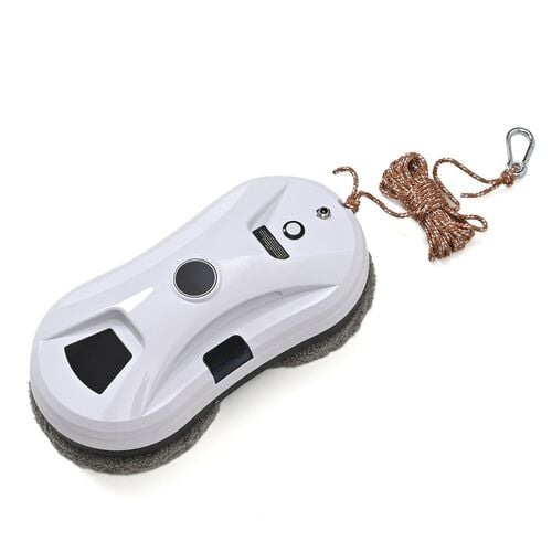 "RD1-11 window cleaner: accessories: color : White (Cleaning cloth*10, Remote control*1, Safety rope*1, Adapter*1, AC cord*1, Cleaning ring*4, Instruction guide*1, Water bottle*1) * Product dimension: 295*145*95 mm * Input voltage: AC180-240V~50/60Hz * Vo image number 1