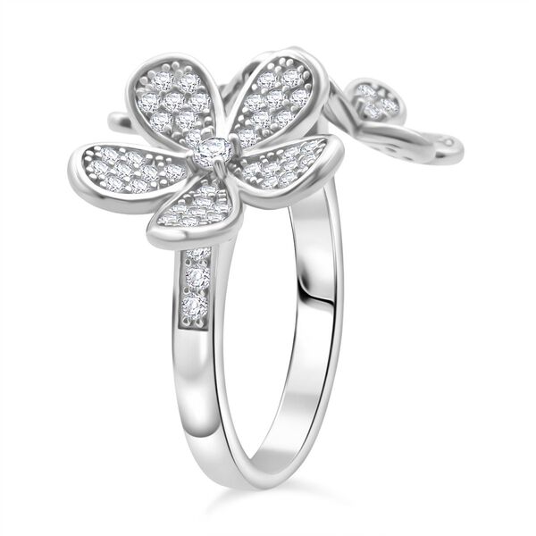 Lustro Stella Wei&szlig;er Zirkonia Ring 925 Silber rhodiniert (Gr&ouml;&szlig;e 19.00), image number 4