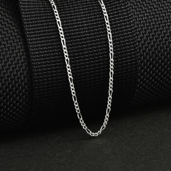 Figaro Kette in 925 Silber, 50 cm