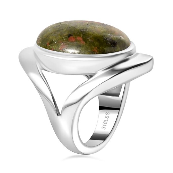 Unakite Ring - 18,01 ct. image number 5
