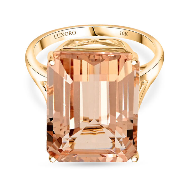 AAA Morganit Ring 585 Gold (Gr&ouml;&szlig;e 16.50) ca. 10,50 ct