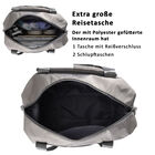Faltbare Nylon-Reisetasche, Grau image number 3
