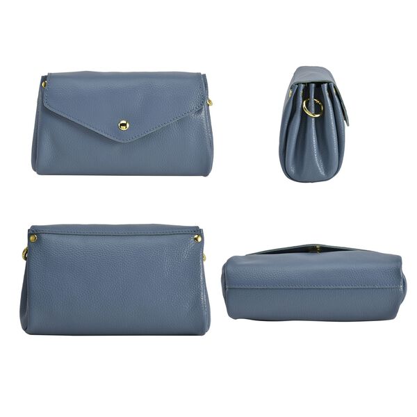 Crossbody Echtleder Handtasche, Schwarz image number 3