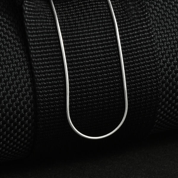Schlangenkette mit verstellbarer Kugel in 925 Silber, 50cm image number 1