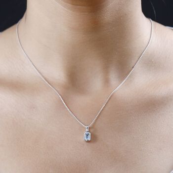 AAA Aquamarin Anh&auml;nger, ca. 0,56 ct.