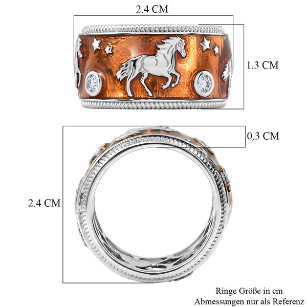 LUXURIANT DIAMOND - Lab Grown Diamant SI-GH Ring 925 Silber rhodiniert (Gr&ouml;&szlig;e 17.00) ca. 0,26 ct image number 6