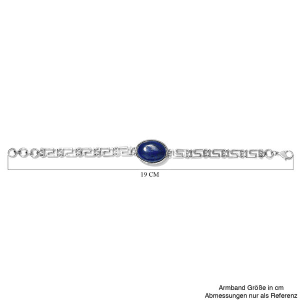 Lapislazuli-Armband, ca. 19 cm, Messing ca. 15,77 ct image number 5