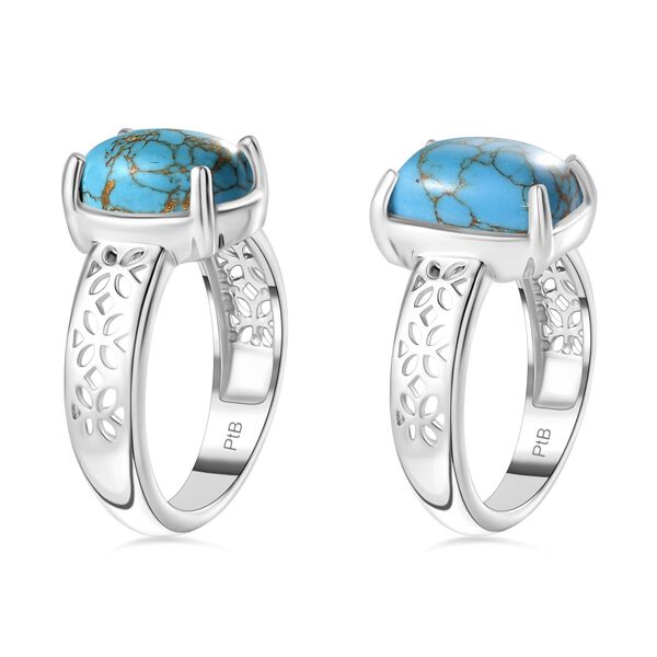 2er-Set - Blaue T&uuml;rkis-Ringe - 14 ct. image number 6