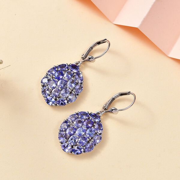 Tansanit Ohrringe - 6,05 ct. image number 2