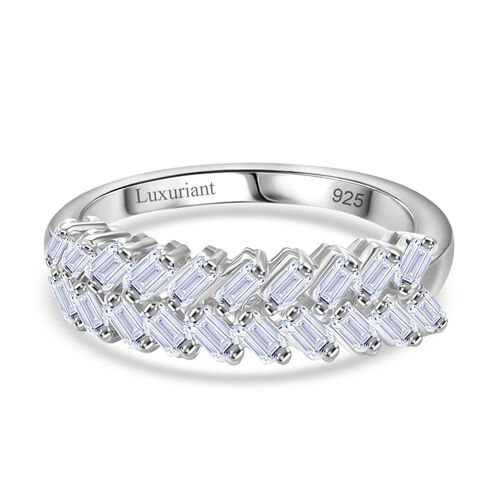 Lab Grown Diamant SI Ring 925 Silber rhodiniert (Größe 18.00) ca. 0,56 ct image number 0