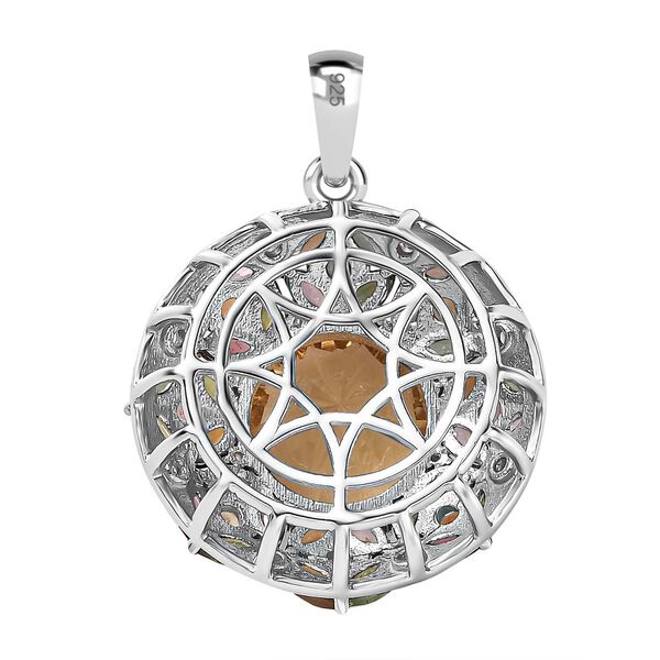 Citrin, mehrfarbiger Turmalin und Zirkon-Anhänger - 9,44 ct. image number 5