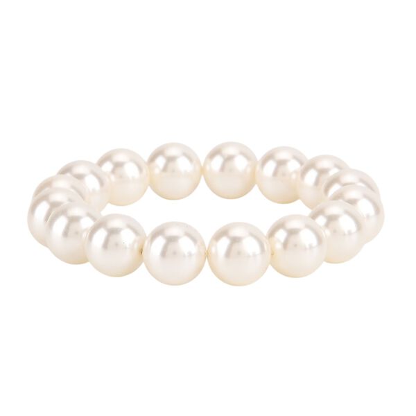 3er-Set wei&szlig;es Muschelkernperle Schmuckset image number 7