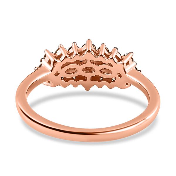 Nat&uuml;rlicher Champagner-Diamant-Bandring - 0,50 ct. image number 6