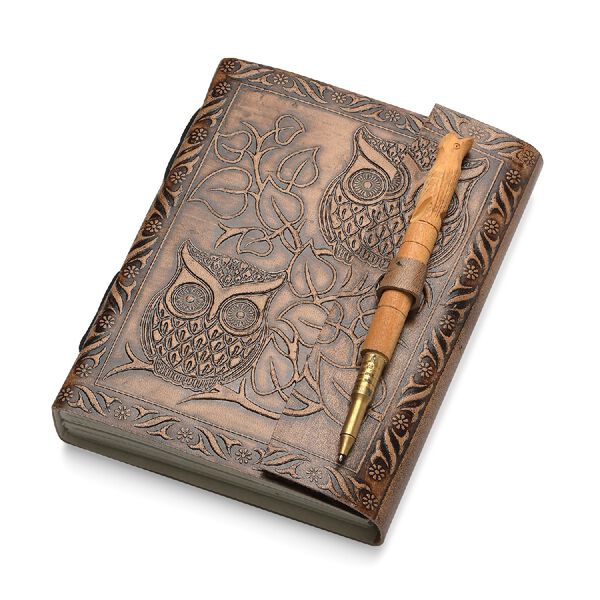 GifHandgefertigtes Tagebuch aus Leder image number 6