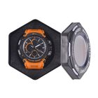 GENOA - Multifunktionsuhr mit LED und Japanischem Uhrwerk, TPU-Armband,  LED-Anzeige und Wasserdicht, Orange und Schwarz image number 8