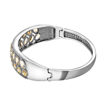 Citrin Armreif ca. 19 cm Edelstahl ca. 10.05 ct