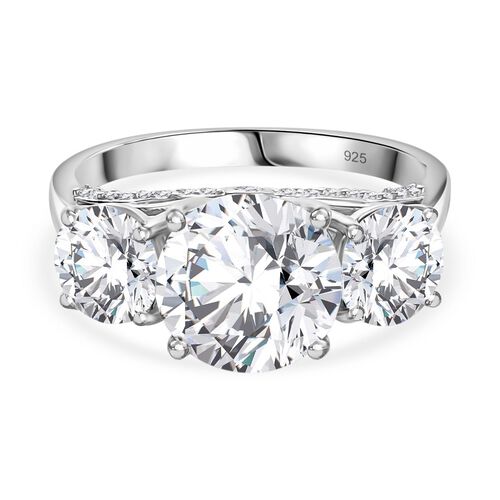 Moissanit Ring - 4,24 ct. image number 0