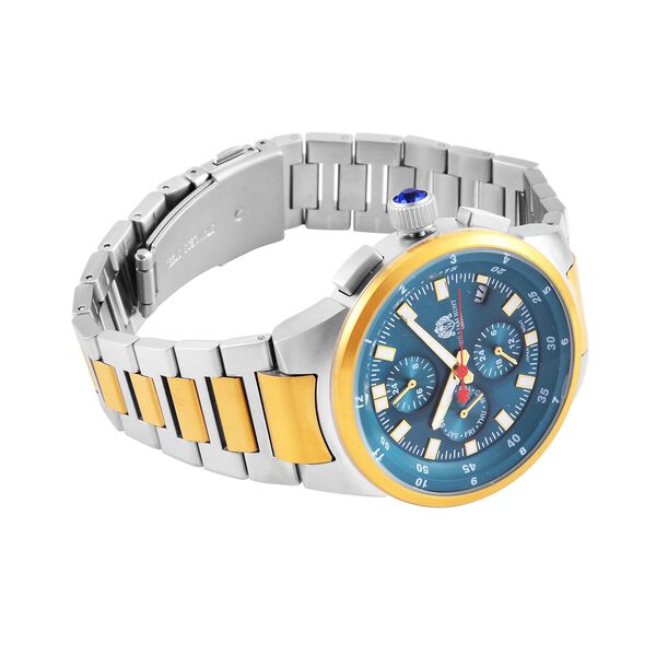 WILLIAM HUNT- Uhr mit japanischem Uhrwerk und Kettenamband, Weiß image number 5