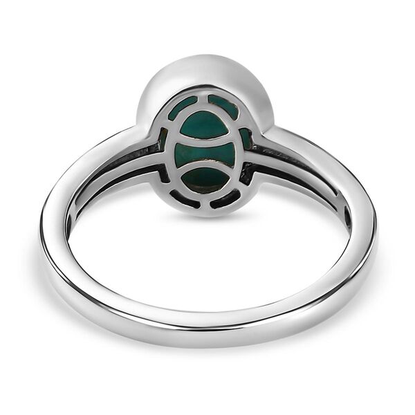 Sierra Nevada T&uuml;rkis Solit&auml;r Ring, 925 Silber platiniert, 1,90 ct image number 6