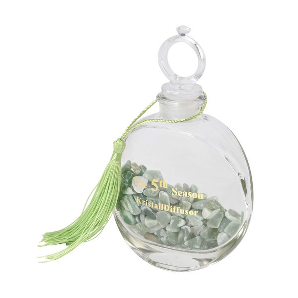 The 5th Season- Aromatherapie Duft-Diffusor mit Aventurin, Duftstäbchen und Quasten, 100ml image number 3